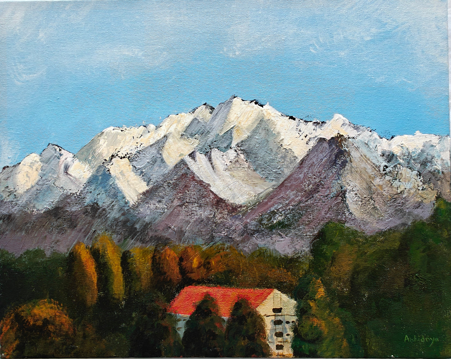 Darjeeling, Morning Light on Kanchenjunga